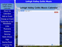 Tablet Screenshot of lehighvalleyceltic.com